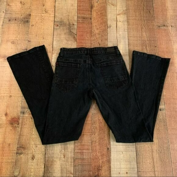 BDG roadie women's size 27 boot cut low rise denim jeans in black - Picture 11 of 13